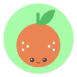 Kawaii Orange stickers