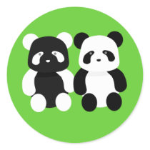 kawaii panda buddies stickers