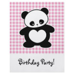 Kawaii panda flyers