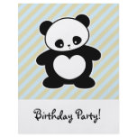 Kawaii panda flyers