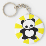 Kawaii panda key chain