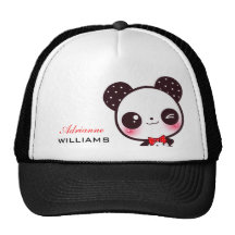 Kawaii Panda - Personalised Mesh Hats