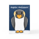 Kawaii Penguin Christmas Card