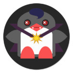 Kawaii Penguin Vampire stickers