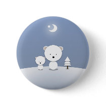 Kawaii Polar Bears Holiday Pin Cute!