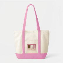 Kawaii Popsicle Ice Cream Bar  Tote Bag