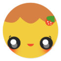 Kawaii Pudding stickers
