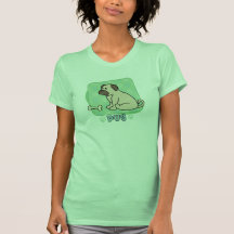Kawaii Pug and Bone TShirt