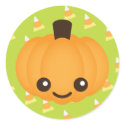 Kawaii Pumpkin stickers