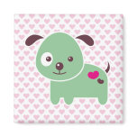 Kawaii puppy magnets