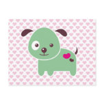 Kawaii puppy postcards