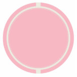 KAWAII RIBBON AND POLKADOTS PASTEL PINK photo sculptures