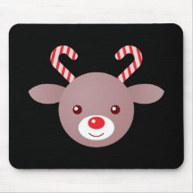 Kawaii Rudolph Mouse Pads