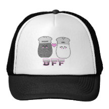 Kawaii Salt n Pepper BFF Hat