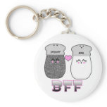 Kawaii Salt n Pepper BFF Keychains