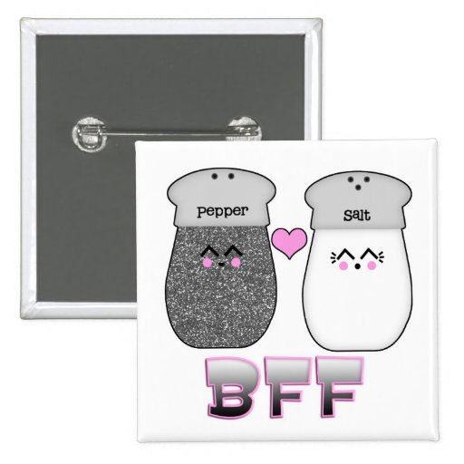 Kawaii Salt n Pepper BFF Pin