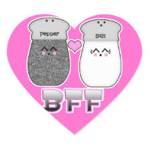 Kawaii Salt n Pepper BFF Stickers
