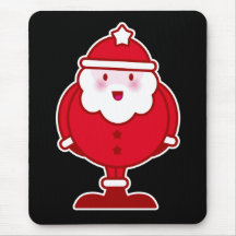Kawaii Santa Mouse Pads