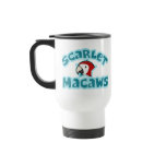Kawaii Scarlet Macaw mugs