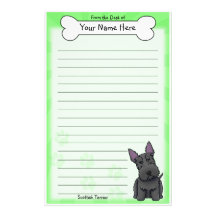 Kawaii Scottish Terrier Stationery