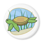 Kawaii Sea Turtle Magnet