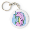 Kawaii Seahorse Keychain