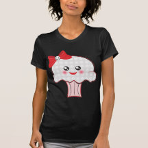 Kawaii Skull Cupcake Tee Shirts