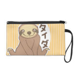 Kawaii Sloth Wristlet Purses