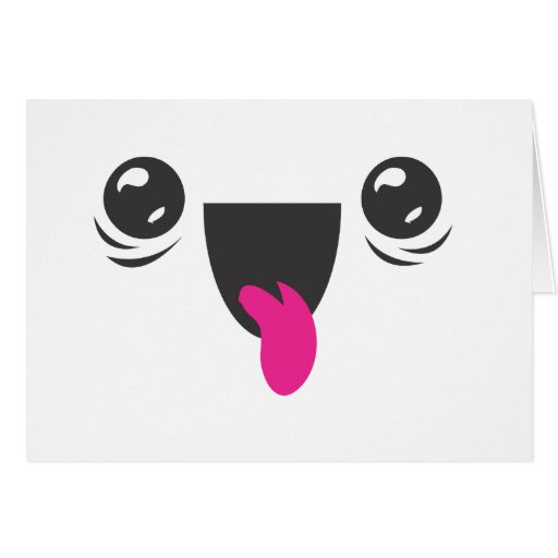 Kawaii Smiley Cards