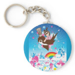 Kawaii Sparrow keychain
