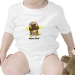 Kawaii Star Afghan Hound Baby Creeper t-shirts
