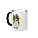 Kawaii Star Akita Coffee Mugs