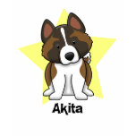 Kawaii Star Akita t-shirts