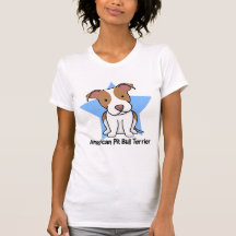 Kawaii Star American Pit Bull Terrier Ladies' Tshirts