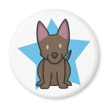 Kawaii Star Australian Kelpie Magnet