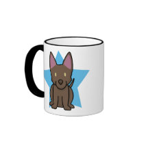 Kawaii Star Australian Kelpie Mug