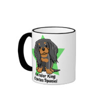 Kawaii Star B&T Cavalier King Charles Spaniel Mugs