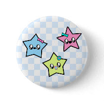 KAWAII STAR BABIES BABY STARS BUTTON