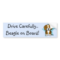 Kawaii Star Beagle Bumper Sticker