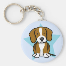 Kawaii Star Beagle Keychain