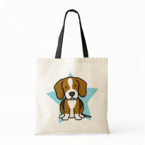 Kawaii Star Beagle Tote Bag