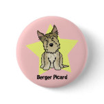 Kawaii Star Berger Picard Pinback Button