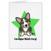 Kawaii Star Black & Tan Cardigan Welsh Corgi