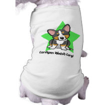 Kawaii Star Black & Tan Cardigan Welsh Corgi Doggie Shirt