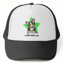 Kawaii Star Black & Tan Cardigan Welsh Corgi Hats