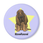 Kawaii Star Bloodhound Magnets