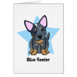 Kawaii Star Blue Heeler cards