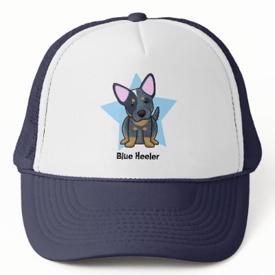 Kawaii Star Blue Heeler Hats by MenagerieMayhem