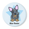 Kawaii Star Blue Heeler magnets