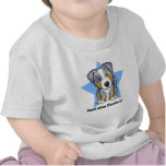 Kawaii Star Blue Merle Australian Shepherd Baby's t-shirts